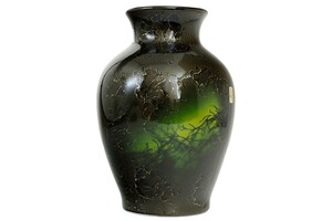 国産 花瓶 ■ 吹き 8寸 ■ 陶器 ■ 単品 ■ 高さ24cm ■ 贈答 ■ 仏壇 お盆 お彼岸 お墓参り 供養