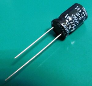 マルコン CE-SE コンデンサ (50V/220μF/85℃) [10個組]【管理:SA356】