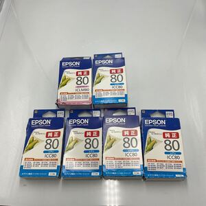 ◎ （1010-12）エプソンプリンター用　インクICC80 ICLM80 【6個セット】 