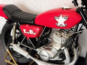 1/12 カスタムデカール　カワサキ KH250 KH400 Z750FX Z750RS　レッドタンク用　ハセガワ 長谷川　マッハ