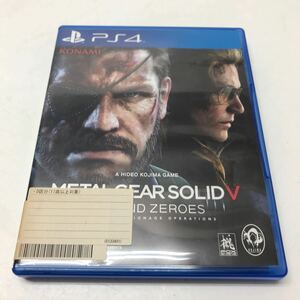 A770★Ps4ソフト METAL GEAR SOLID:GROUND ZEROES【動作品】