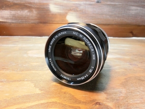 7199 美品 ミノルタ MINOLTA MC W.ROKKOR-HH 35mm 1.8