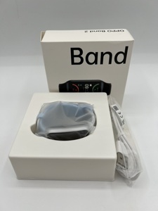 現状品 通電確認 動作未確認 OPPO Band 2 ライトブルー OBBE215 スマートウォッチ