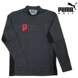 送料無料◆新品◆プーマ ゴルフ AOP 長袖 モックネックシャツ◆(S)◆539373-01◆PUMA GOLF