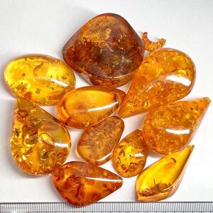 1円〜!!大量!!（天然本琥珀おまとめ508.5ct）j 約101.7g ルース 裸石 宝石 ジュエリー jewelry アンバー amber こはく コハク w4 N32