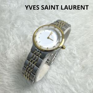 YVES SAINT LAURENT イヴサンローラン レディース 腕時計 ゴールド × シルバー WATER RESIST