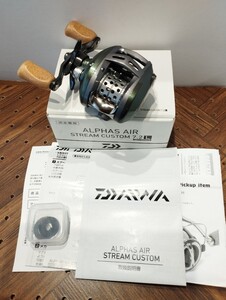  【Y560R00052】美品 ダイワ アルファス エア ストリームカスタム 7.2L 左 ALPHAS AIR STREAM CUSTOM　