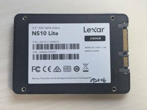 Lexar SSD 240GB 【動作確認済み】072006　