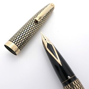 １円～ SHEAFFER 万年筆 インペリアル ソボリン ペン先14K 本体14KGP シェーファー◆クリックポスト185円◆～12/25(水)終了◆質屋-240528