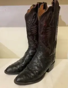 Lucchese オーストリッチ ブラックチェリー