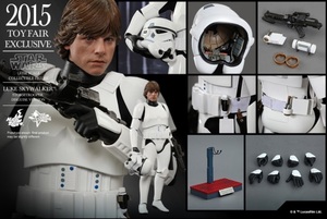 ★残り1個!! ★9年前2015年★Hottoys 数量限定 1/6 ルーク・スカイウォーカー(ストームトルーパー版)★新品