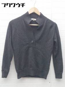 ◇ green label relaxing グリーンレーベル UNITED ARROWS ウール ニット 長袖 セーター 38サイズ グレー系 レディース