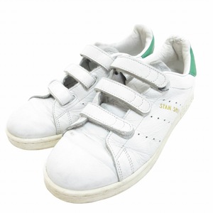 アディダス adidas STANSMITH CF スタンスミス コンフォート AQ3191 スニーカー ベルクロ 白×緑 ホワイト×グリーン US6.5 24.5cm