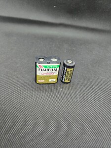 ☆1-3☆1円スタート　富士フイルム　レトロ　レア　リチウムバッテリーCR-P2×1　CR123A×1　希少