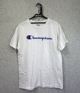 メンズ CHAMPION チャンピオン 半袖 Tシャツ ロゴ入 サイズM 白 ホワイト