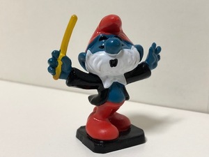 【 スマーフ PVC フィギュア 】 SMURF ヴィンテージ パパ スマーフ 指揮者 タキシード / SCHLEICH シュライヒ SMURF PVC FIGURE V6-111-120