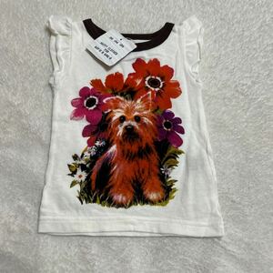 新品　muchacha ムチャチャ Ｔシャツ ヨークシャーテリア風　ＸＳ９０～９５