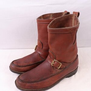 ラッセルモカシン 11 D /28.5cm 位 ノックアバウト W.C.Russell Moccasin Co RUSSELL USA製 メンズ 中古 古着 eb1206