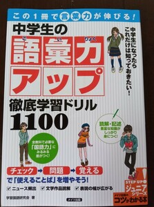 【送料無料】中学生の語彙力アップ★徹底学習ドリル1100★読解記述★メイツ出版コツがわかる本★国語漢字作文小論文問題集★受験テスト対策