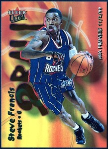 【スティーブフランシス】NBA00-01 Fleer Ultra 2Ball #TB3 SteveFrancis/HoustonRockets　