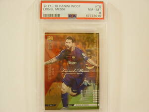 PSA鑑定済 Panini WCCF 2017-2018 TS リオネル・メッシ　Lionel Messi　No.10 FC Barcelona 17-18 Top Scorer PSA8