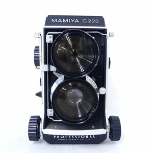 MAMIYA マミヤ C220 PROFESSIONAL MAMIYA-SEKOR 65mm F3.5 二眼レフカメラ、カメラバッグ 空シャッターOK USED /2406C