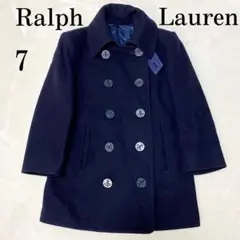 美品✨️Ralph Lauren ピーコート 7 ネイビー イカリボタン ミドル丈