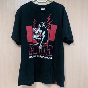 マキシマムザホルモン 野菜マシマシ・ザ・ホルモン・Ｔシャツ・ブラック MAXIMUM THE HORMONE 年末セール サイズアップ 年内廃棄