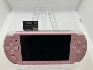 美品　PSP3000ピンク　メモリーカード付き　 SONY ソニー プレイステーションポータブル