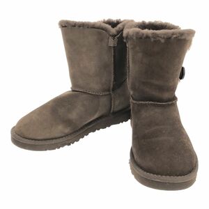 美品 UGG アグ 5991 ブーツ 208 (M) 子供用 キッズ ムートン AM5934