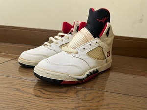 [デッドストック] オリジナル 箱付き 21.5cm 当時物 NIKE SKY JORDAN JORDAN5 ナイキ スカイジョーダン ジョーダン5 vintage