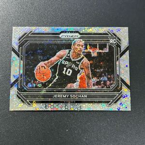 Jeremy Sochan RC 2022 Prizm VARIATION DISCO パラレル ルーキー NBAカード