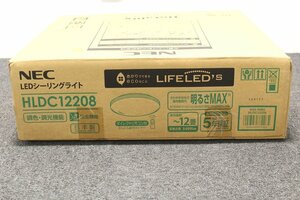 未使用 NEC Hotalux ホタルクス LEDシーリングライト HLDC12208 ～12畳 調色・調光 2021年製 9-E149Y/1/160