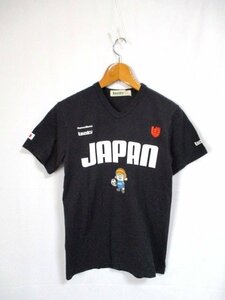 d213　Laundry　JAPAN　ランドリー　ジャパン　Tシャツ　サイズS　紺　25-8