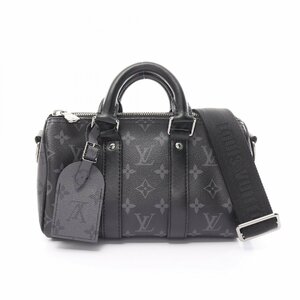 ルイ・ヴィトン キーポル バンドリエール 25 ブランドオフ LOUIS VUITTON ハンドバッグ モノグラム・エクリプス リバース 中古 メンズ