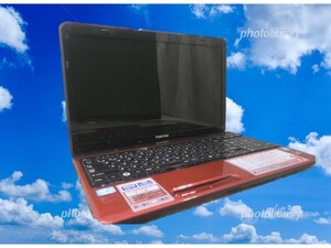 超美品 中古 赤 ノートパソコン 15.6インチ windows11 office2021 i5 8GB 256GB SSD ワード エクセル パワーポイントT451