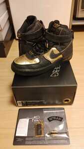 【直筆サイン入】28.5cm NIKE AIR FORCE 1 HIGH SUPREME NITRO MICROPHONE UNDERGROUND エアフォース1 NITRAID AIR JORDAN SUPREME DUNK