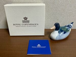 ROYAL COPENHAGEN 119 鴨 フィギュリン 置物 カモ コペンハーゲン 箱あり