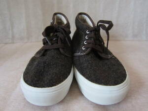 VANS CHUKKA × Beauty&Youth/UA（バンズ チャッカ×ビューティー＆ユース）[V49CL B&YHT] ハリスツイード 茶ウール 26.5㎝ US8H　ok2407B