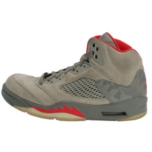 NIKE ナイキ AIR JORDAN 5 RETRO P51 CAMO 136027‐051 エアジョーダン5 P51 カモ ハイカットスニーカー グレー US8.5/26.5cm