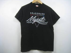 DRAGON ASH ドラゴンアッシュ MAJIESIC マジェスティック 2017 ライブ Tシャツ ユナイテッドアスレ 半袖 トップス 黒 ブラック サイズS