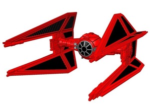 ロイヤル・ガード TIE インターセプター Imperial Guard TIE Interceptor STAR WARS スターウォーズ 3Dプリント 未塗装・未組立