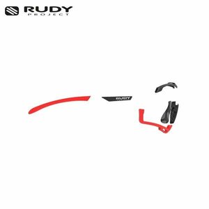 ルディプロジェクト RUDYPROJECT ブラック/クローム エンブレム カットライン レッド AC210186A