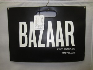 マリークワント MARY QUANT BAZAARアイコン 横トート ブラック