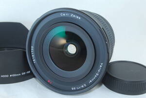 ★良品★Contax コンタックス Carl Zeiss Vario-sonnar T * 17-35mm F2.8 Zoom Nマウント フード付き♪