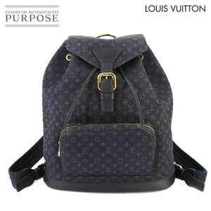 新品同様 ルイ ヴィトン LOUIS VUITTON モノグラム ミニ モンスリ GM バックパック リュックサック TSTブルー M92455 90237514