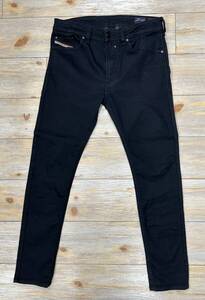 【美品】DIESEL ディーゼル Jogg Jeans SLIM SKINNY SPENDER NE Sweat jeans ジーンズ ブラック サイズ 30