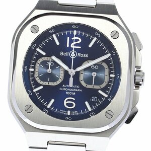 ベル＆ロス Bell＆Ross BR05C-BLU-ST/SST BR05 ブルー スティール クロノグラフ 自動巻き メンズ 美品 箱付き_808562