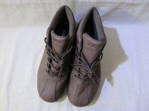 ☆未使用 アシックス asics フィットネスウォーキングシューズ GORE-TEX ゴアテックス 雨に強い TDW413 レディース 24cm 3E ブラウン☆