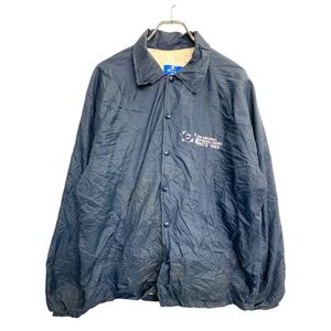 Champion コーチジャケット Lサイズ チャンピオン ナイロンジャケット ネイビー USA製 古着卸 アメリカ仕入 t2411-3004